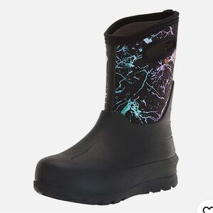 Bogs Black Kids Waterproof Boots